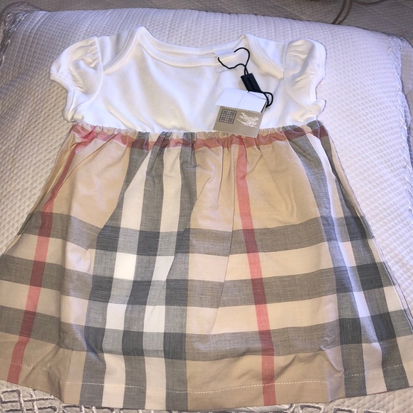 Burberry Other - Check detail dress 3M